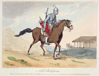 Ein edler Tcherkesse, vom Künstler geätzt, veröffentlicht 1804